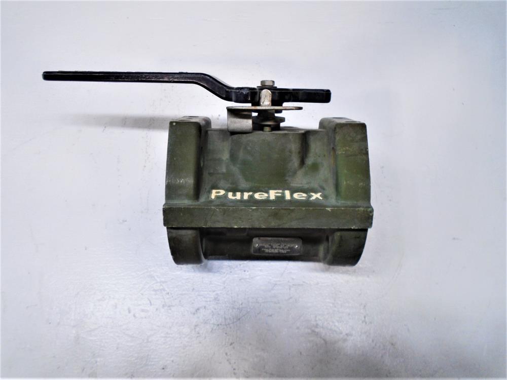 PureFlex 2" Fiberglass Ball Valve, 250 PSI, Model 450-02-A-02-0